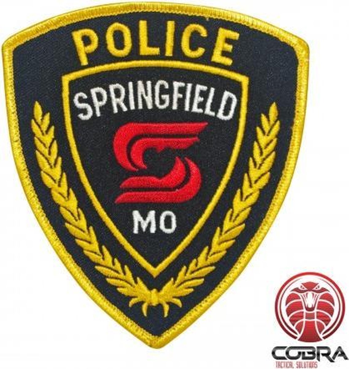 Springfield MO Police geborduurde patch | Strijkpatches | Military Airsoft